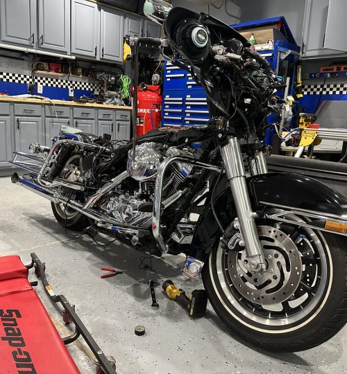 By the time we finish there we be a whole bike of extra parts in boxes